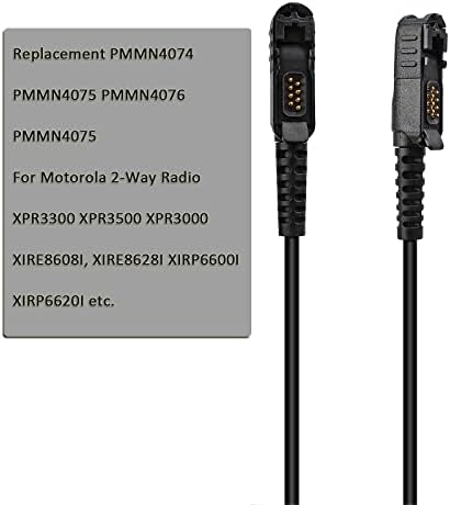 Микрофон с выносным високоговорител HYS с аудиоразъемом 3,5 мм (IP54) Подмяна на PMMN4074 PMMN4075 PMMN4076 PMMN4075 за Motorola