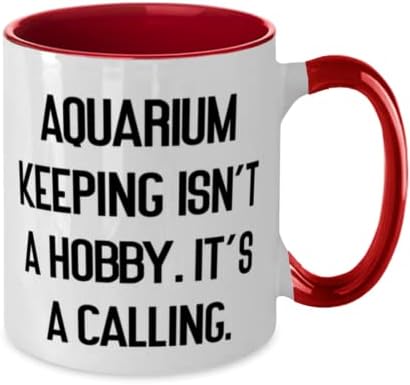 Най-добрите подаръци за акваристите, съдържанието на аквариума - това не е Хоби. Това Предизвиква Празнична два цвята Чаша с 11