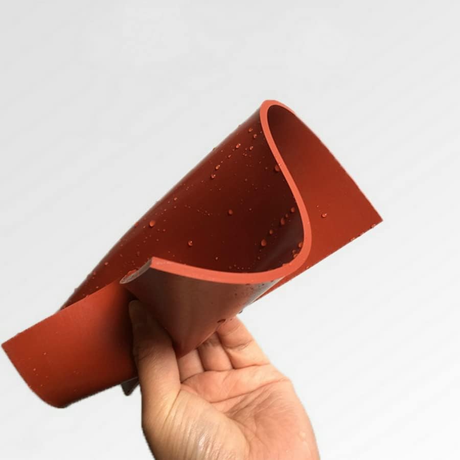 500X500 mm Червен лист силиконов каучук 1 мм 2 ММ 3 мм 4 ММ и 5 мм Гумена плоча Мат Висока Силиконов каучук мат (дебелина: 3 мм)