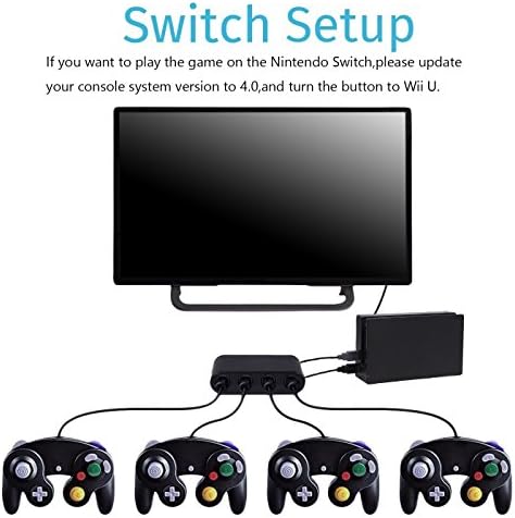 Адаптер контролер NGC за Wii U на Nintendo Switch и PC