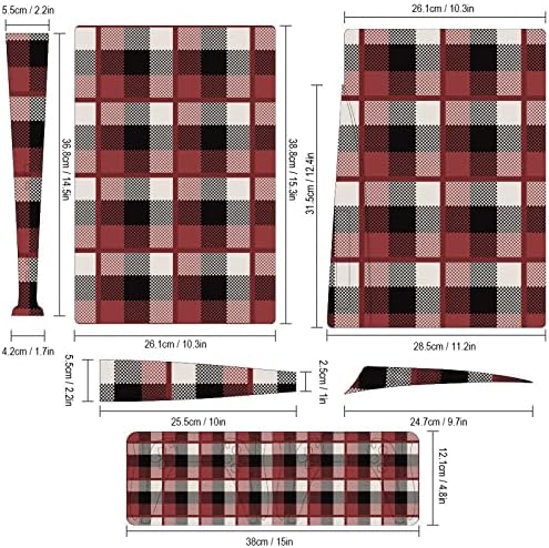 Традиционната шотландската Клетчатая Пълна Защитна Обвивка на кожата Дизайн Амбалажна Стикер Стикер е Съвместима с конзолата и контролера