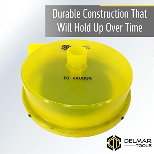 Вакуум пылеотделитель Delmar Tools, патентован в цеха, с адаптер под ъгъл 90 ° и маркуч, за секунди се определя в 5-галлоновые кофи,