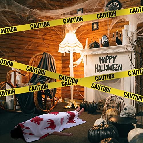 Призрачния Интериор на дома за Хелоуин Включва в себе си 5,2 метра Окровавленной бяла кърпа за Покриване на Мъртво тяло 4,6 метра