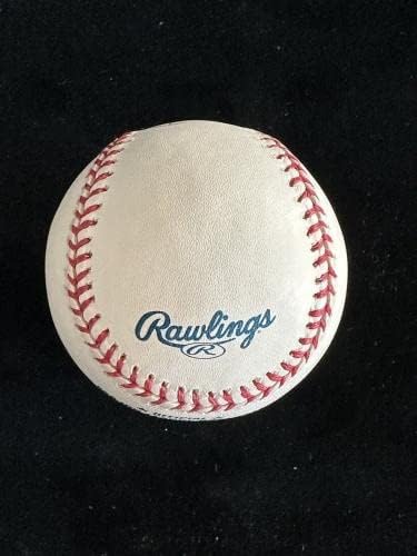 Марвин Гонзалес 14 от Ню Йорк Янкис е ПОДПИСАЛ Официален MLB Бейзбол с голограммой - Бейзболни топки с автографи