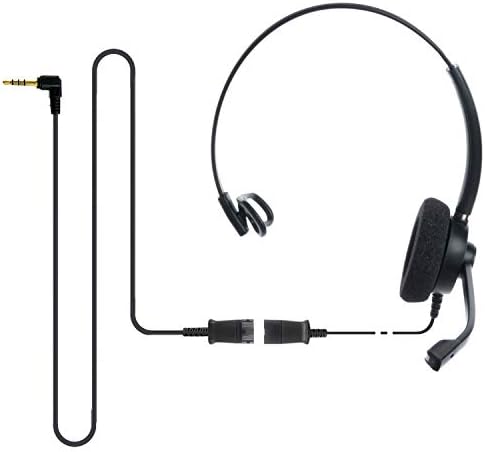 IPD IPH-165 бинауральная слушалка Микрофон с шумопотискане с жак 3,5 мм за мобилни телефони Android, преносими компютри, таблети,