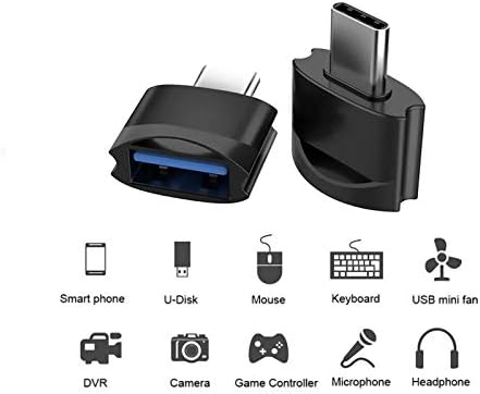 Адаптер Tek Styz C USB за свързване към USB конектора (2 опаковки), съвместим с Samsung SM-A915F за OTG със зарядно устройство Type-C.