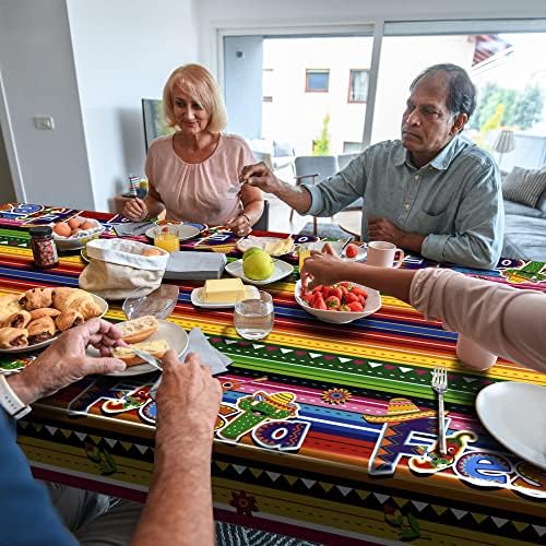 4 БР. Покривката Cinco De Mayo, Покривки за маса на 108 x 54 за мексиканска Фиеста, Покривки за Еднократна употреба в мексикански