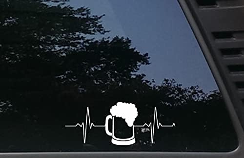 Life is Beer - 7 винилови стикери с размер 5/8 x 3 инча, за щанцоване на прозорци, автомобили, JDM, камиони, брони, кутии за инструменти,