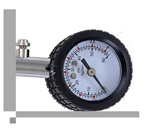 Точност ръководят Метален Манометър за контрол на налягането в гумите с Барометър TT6025 за Изпомпване на