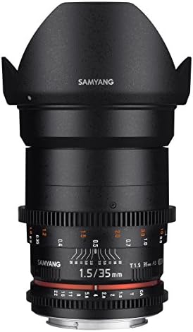 Видеообъектив Samyang 35 мм Т1.5 VDSLR II с ръчно фокусиране за фотоапарати Micro Four Thirds