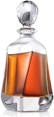 HEIMP whisky decantador Стъклена Гарафа за уиски, 700 мл Кристални Графинчики за уиски, Идеални за домове, ресторанти и партита,