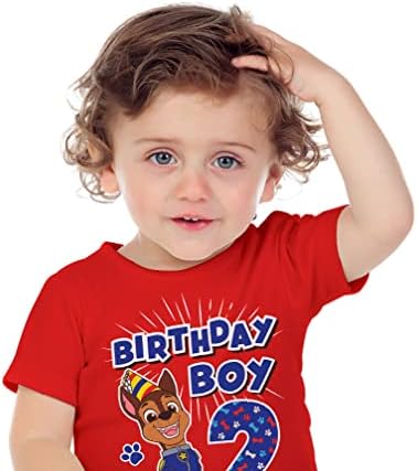 Paw Patrol Риза на 2-ри Рожден Ден За Момчета 2-Летни Подаръци За Деца Ризи за Момчета