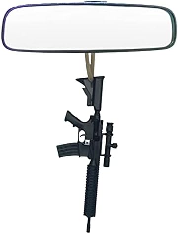 Украса на огледалото за обратно виждане Outdorz AR-15 за любителите на лова и огнестрелни оръжия - Окачен аксесоар за автомобили