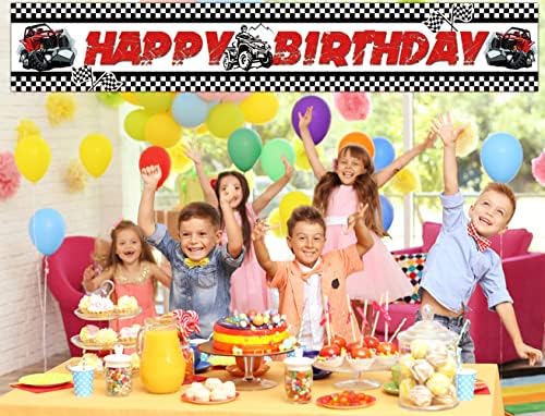 Голям Банер ATV честит Рожден Ден, Аксесоари за Парти в чест на рождения Ден на ATV за деца, на Фона На парти в чест на рождения