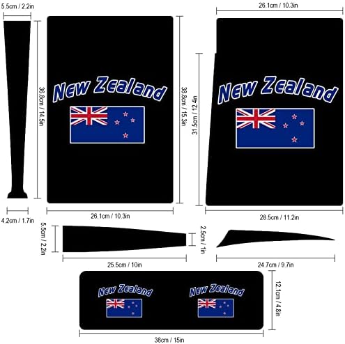 Стикер с флага на Нова Зеландия, която е Съвместима с конзолата P-S-5 и контролер, Пълна Защитна Кожна Покривка, Амбалажна Стикер