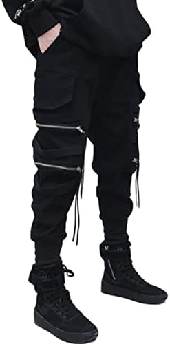 Мъжки Панталони за джогинг Y2k, Мешковатая Технологичная Облекло, Панталони-Карго, Готически Зреещи в стил Хип-Хоп, Тактически Спортни