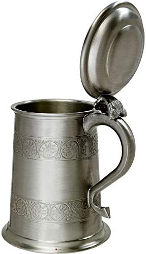 Чаша I LUV ООД с Купа с капак - 1 Литър в средновековен стил с дръжка във формата на Лебед