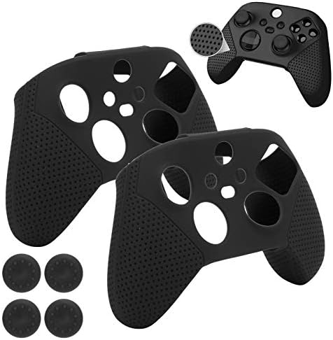 Mxzzand Ръкохватка за геймпада серията Xbox, устойчива на плъзгане силиконова ръкохватка, за Xbox серия S / X, за игралната дръжки