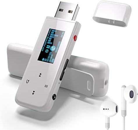 32 GB USB MP3 плеър със скоба, Преносим Аудиомузыкальный плейър PECSU за бягане, MP3 плейър без загуба на звук, FM радио, ebook,