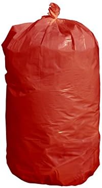 Качествени чанти за боклук с дълготрайна употреба (44-55 литра, ЧЕРВЕНИ)