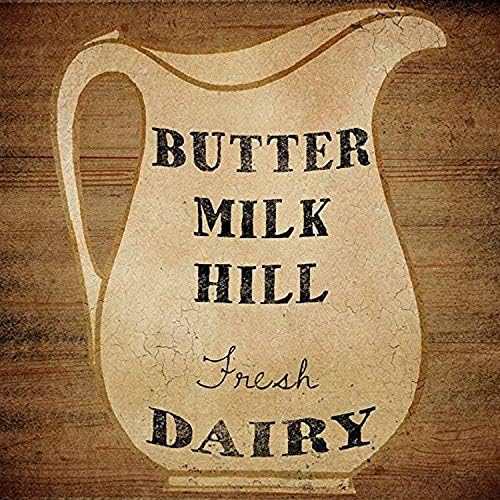 Купуват Селски кана за мляко и млечни продукти Butter Milk Hill в стил Артфорлесс, Галерия, Увити Платно Бет Алберт