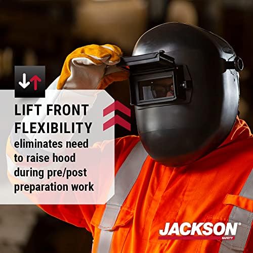Заваряване капачка Jackson Safety PL 280 за полагане на тръбопроводи - Спускащите се предни заваряване каска - Нюанс 10 (Различни