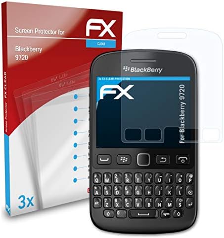 Защитно фолио atFoliX за екрана, съвместима със защитно фолио BlackBerry 9720, Сверхчистая защитно фолио FX (3X)