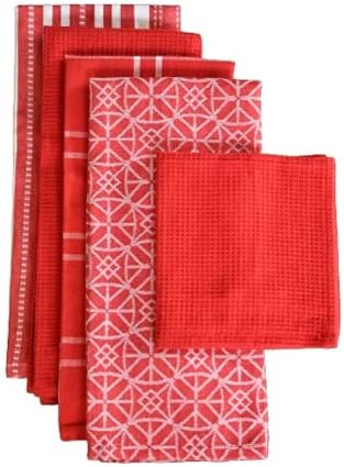 Комплект кухненски кърпи за вашата покривки от 5 броя (Патладжан)