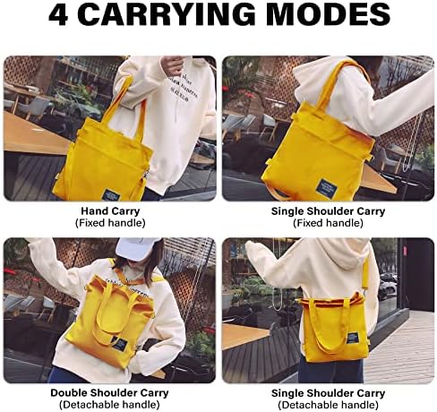 Чанта-тоут за жени, CODCAW за Многократна употреба Леки Тъкани Торбички за пазаруване в магазините за Хранителни стоки, Подходящи
